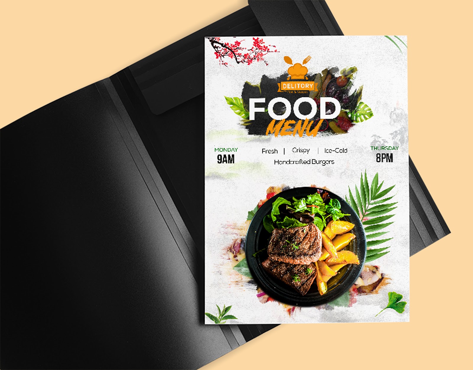 Food Menu Book Design