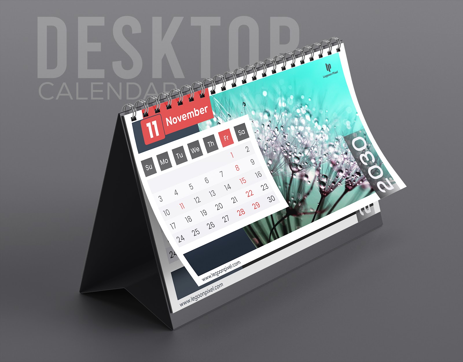 Desk Calendar Design Vol. 02