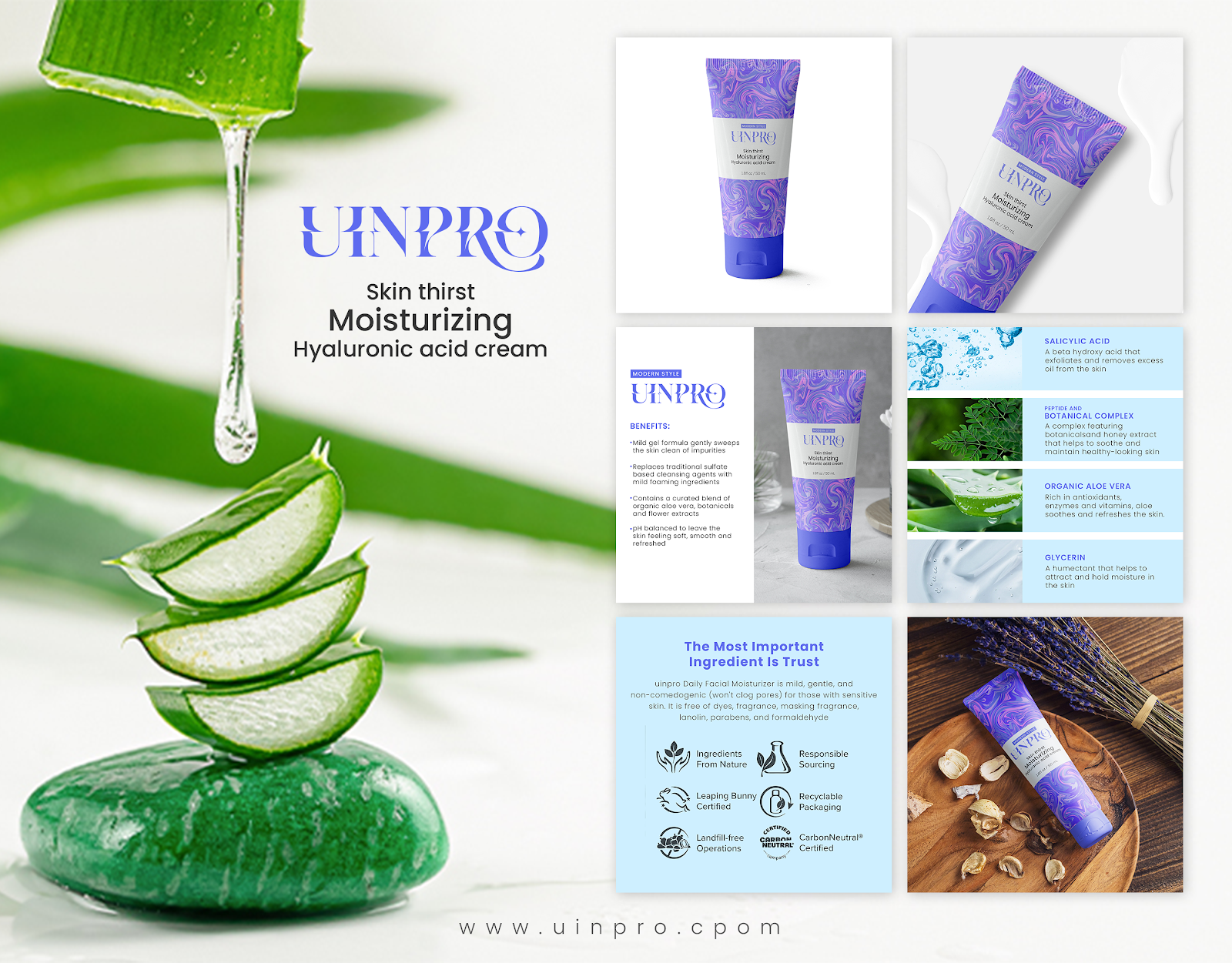 Skin Care Product Listing Image Design