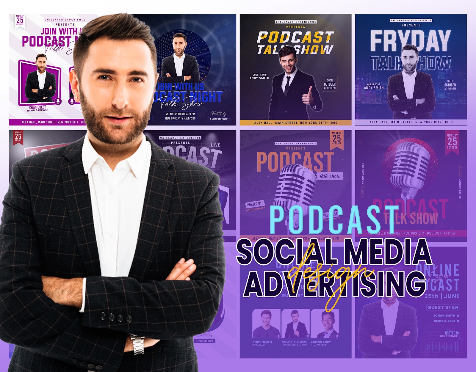 Podcast Banner Design