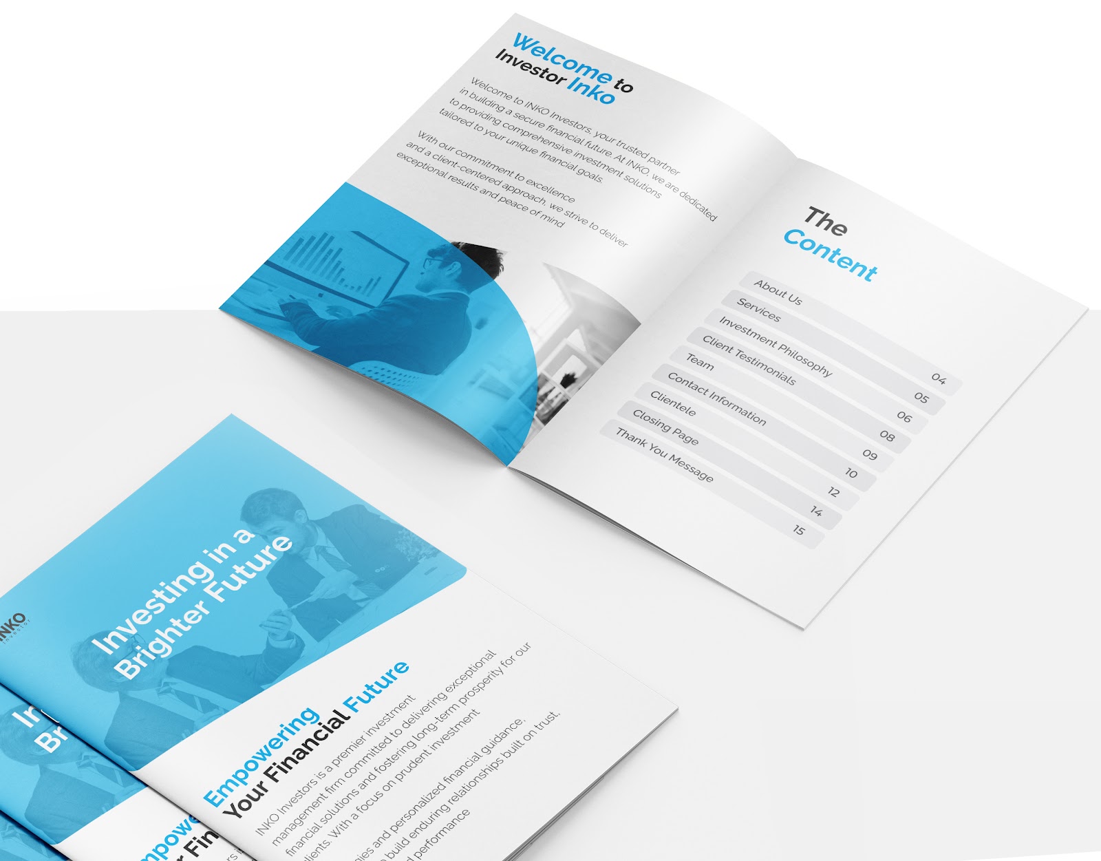 Financial Company Profile design