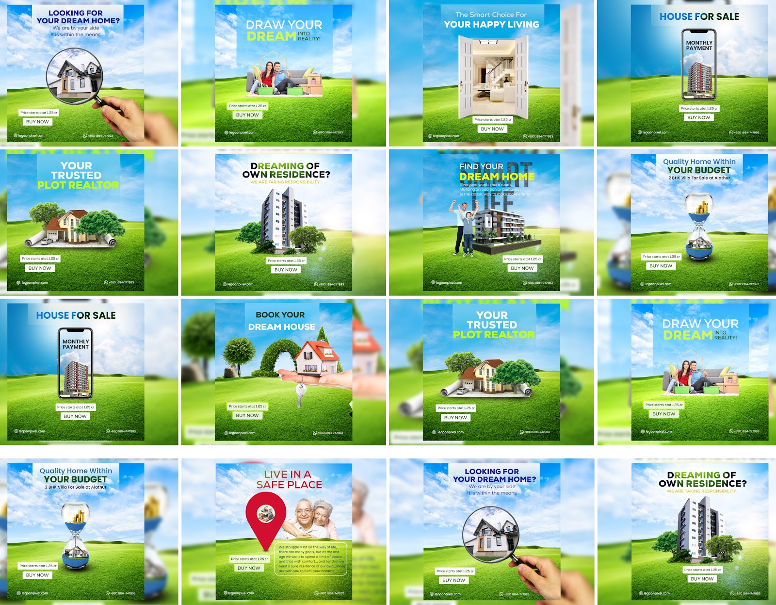 Real-estate Agency Social Media Banner Design