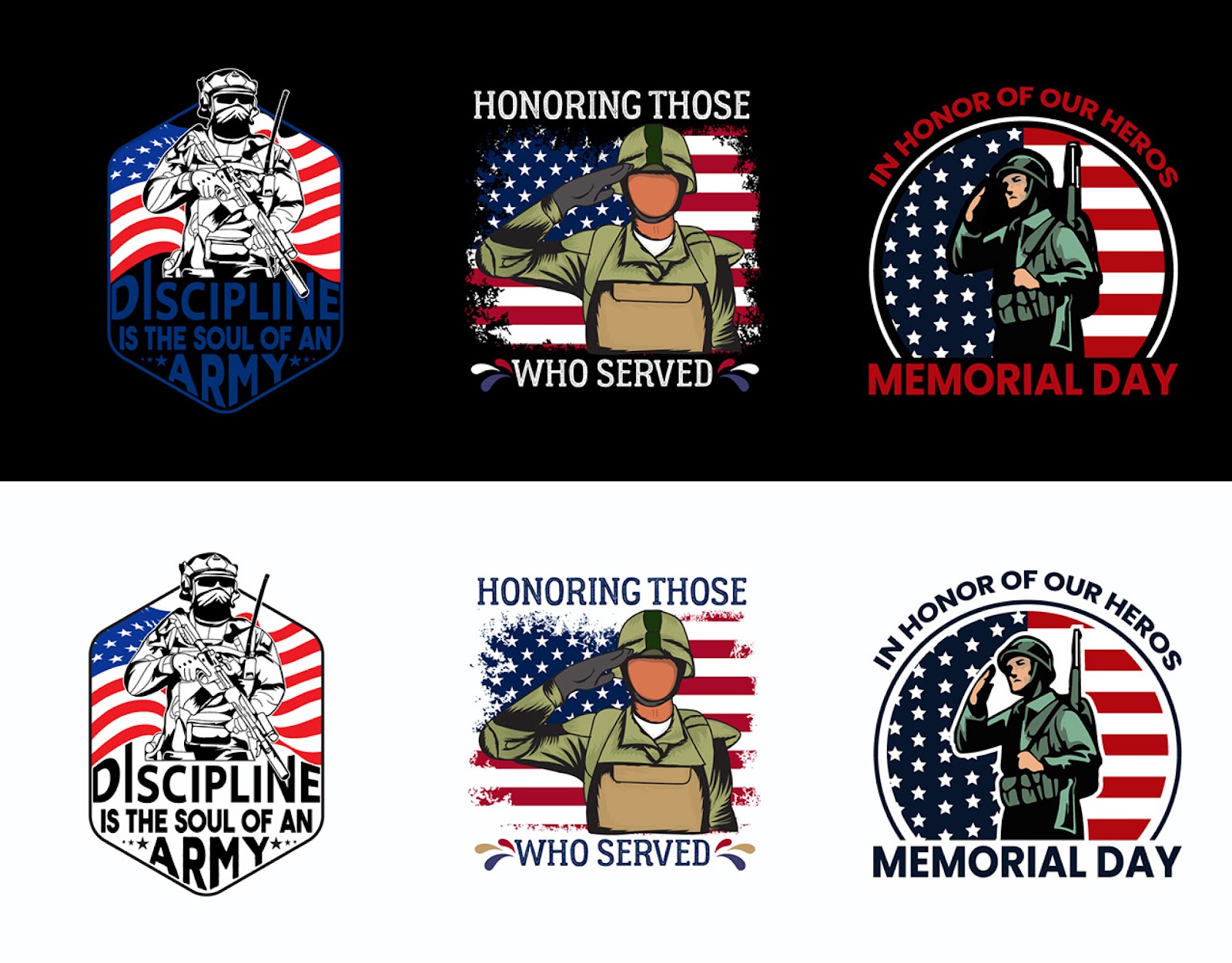 Army Illustration Materials Design